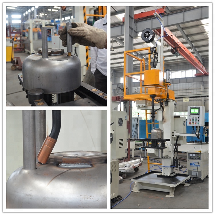 PLC Control Water Tank Welding Machine 220V Input And Outer Pipe Welding Machine