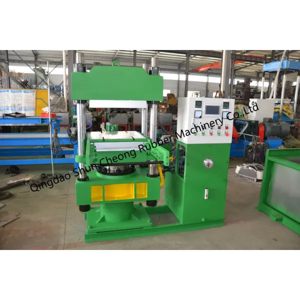 100 Ton Pressure PLC Control Vertical Structure Rubber Vulcanizing Press Plate Vulcanizing Machine