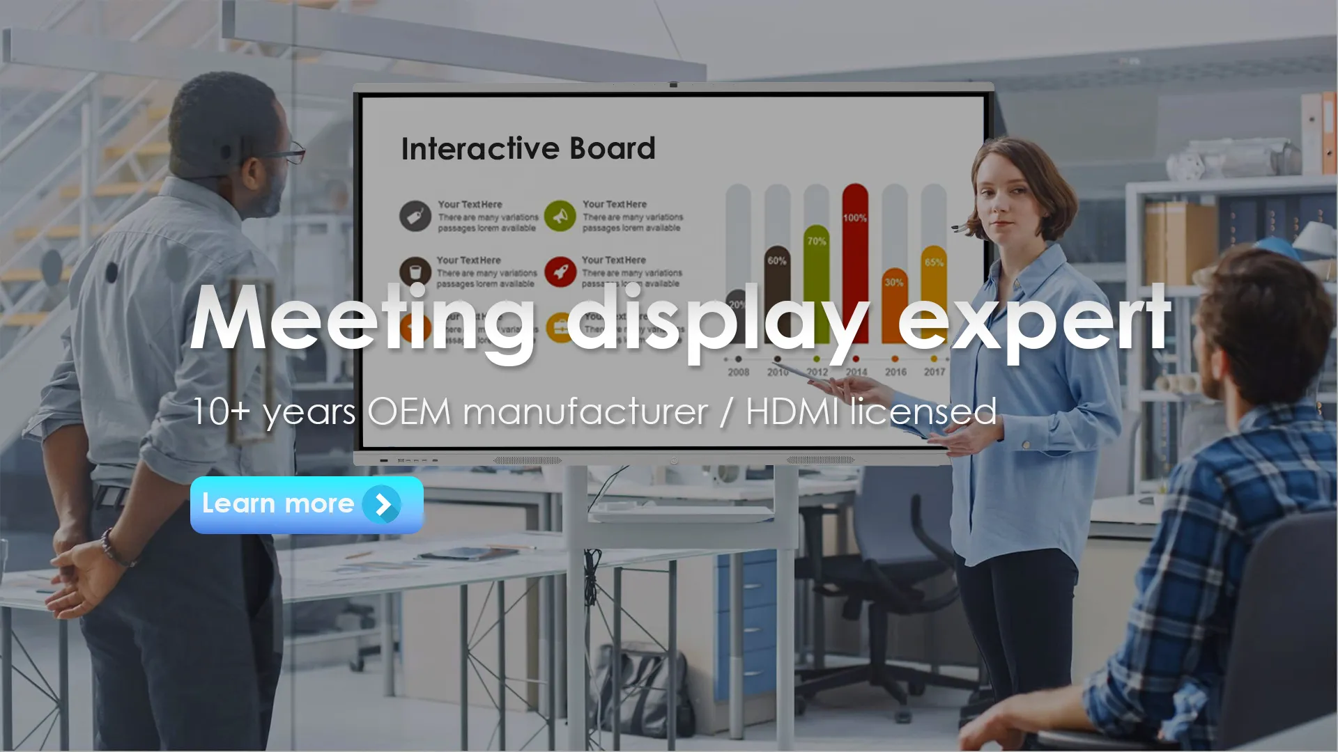 3840*2160 Smart Interactive Whiteboard smart board for teaching