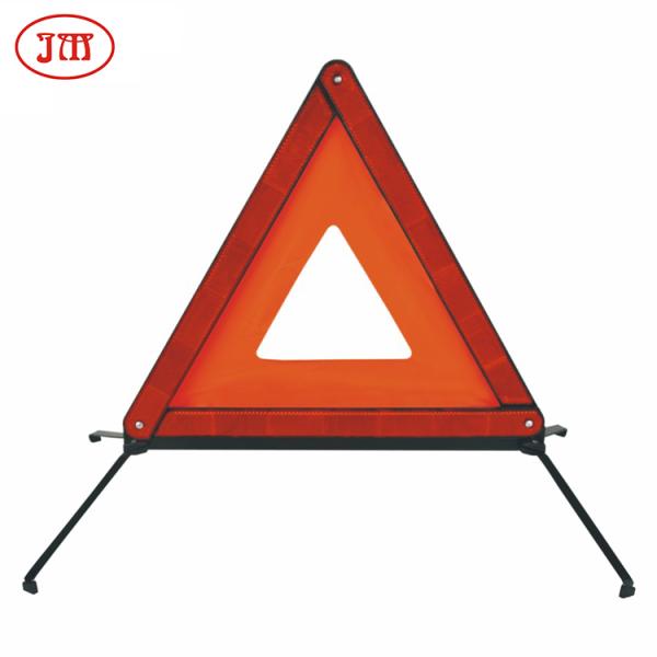 CE Certified High Visibility Red Reflective Triangle Warning for Emergency Situations