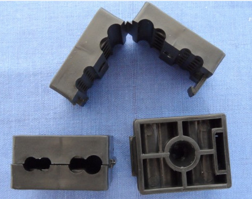 Fiber Optic Cable Fittings Longitudinal Tube / Plastic Screw Cover