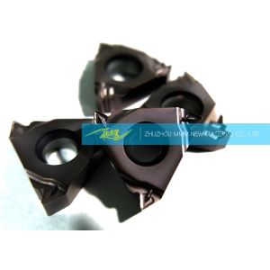 NPT Internal Thread Turning Carbide Threading Inserts PVD Coating