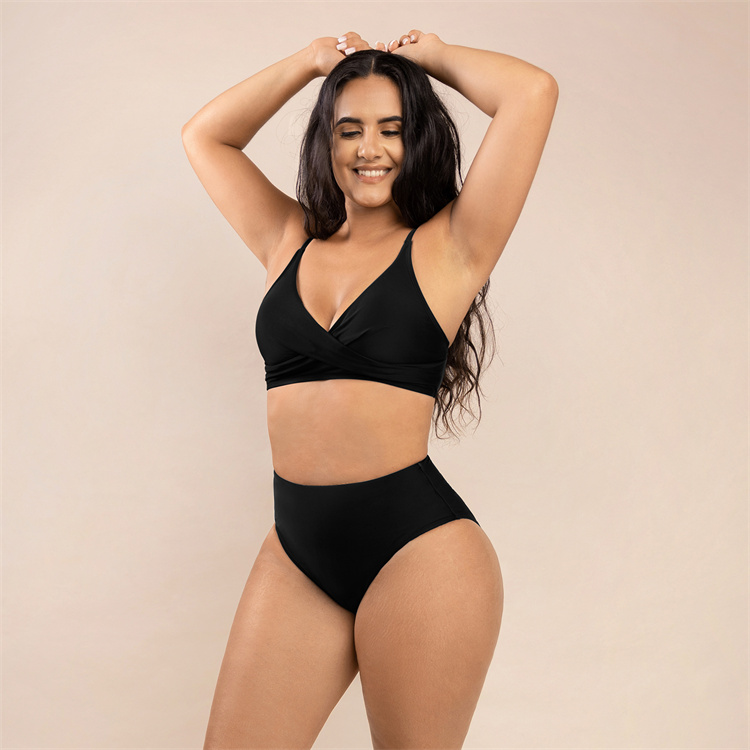 High Waist Beachwear Summer Bikini for Women Sexy Fitness Swimwear Custom Two Pieces