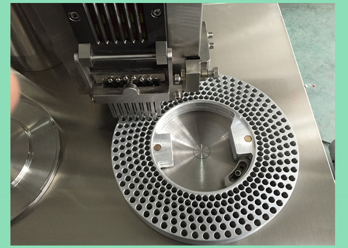 Powder / Pellet Semi Auto Capsule Filling Machine , Industrial Filling Equipment