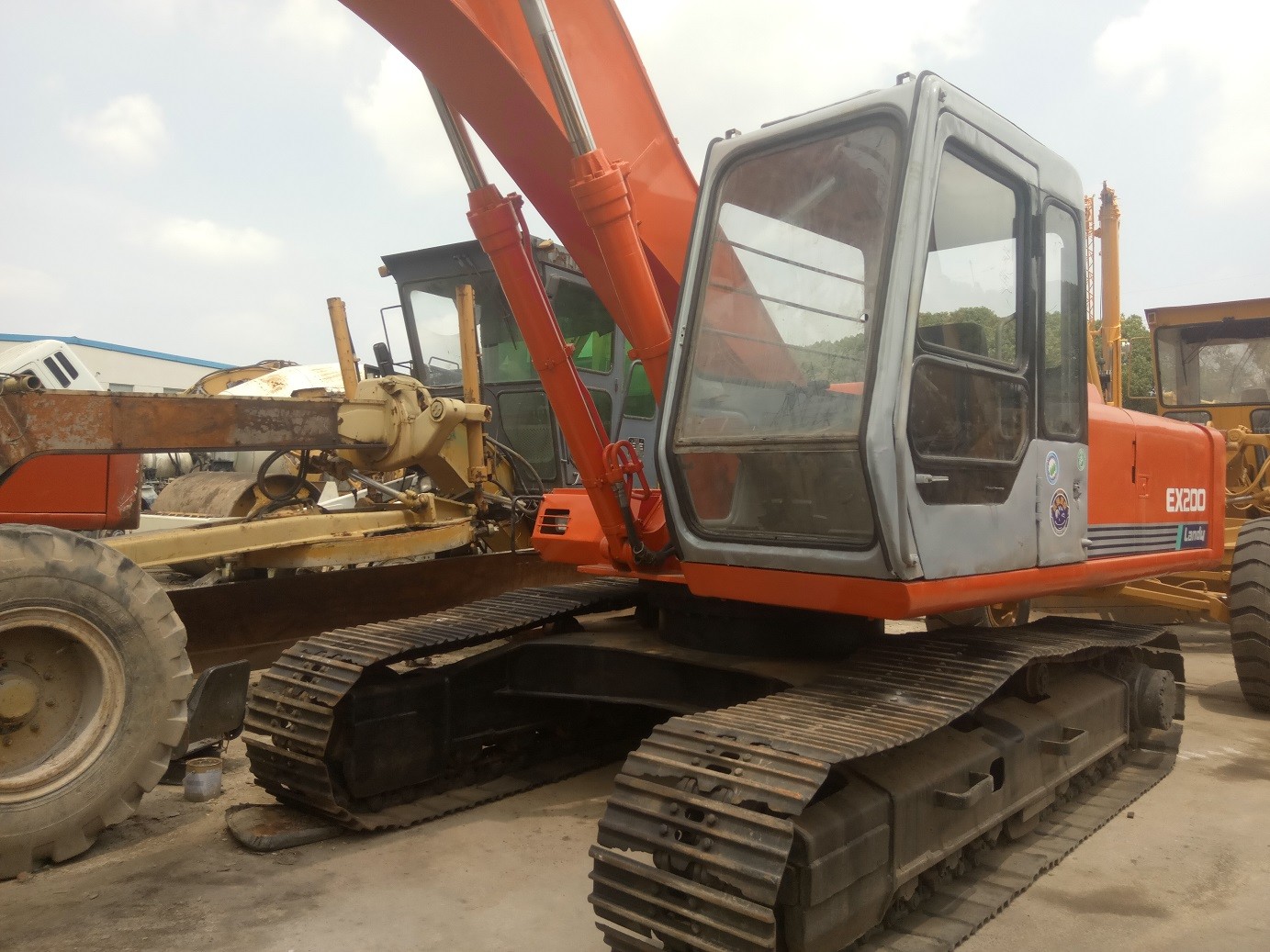 Used hitachi EX200 Japanese Excavator, Secondhand Cheap Excavator EX200-1 For