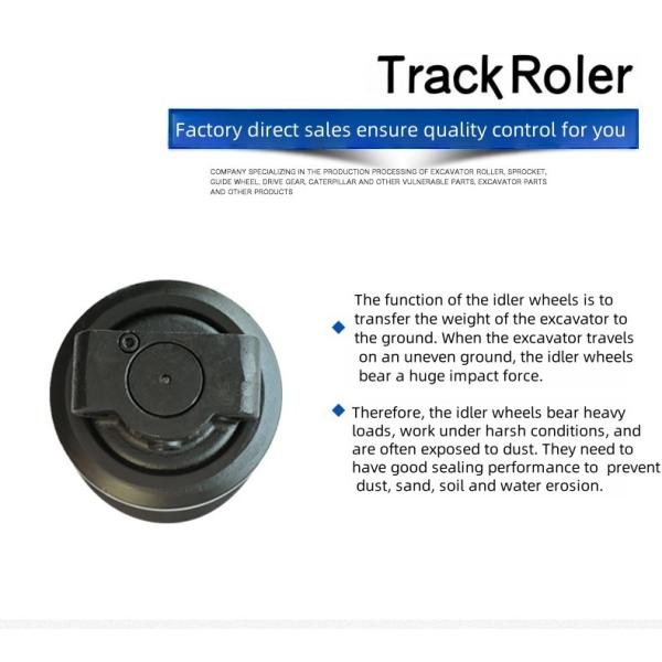 32Kg OEM Customization Excavator Track Roller Quarrying Excavator Track Roller