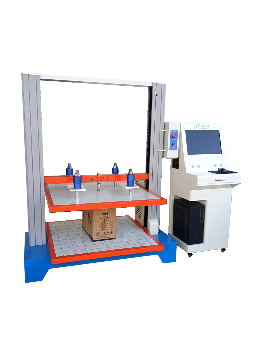 Automatic Touch Screen Corrugated Carton Breaking Strength Testing Machine, Packaging Box Compression Strength Testing Machine