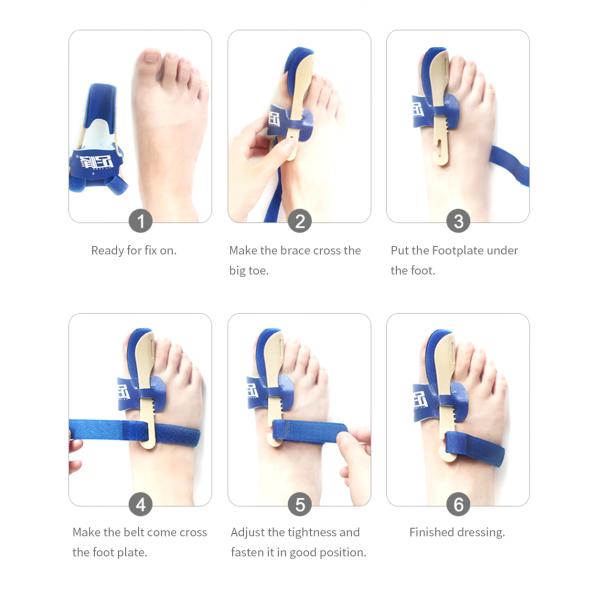 Soft Foam Bunion Corrector Set , Easy Fit Night Bunion Corrector