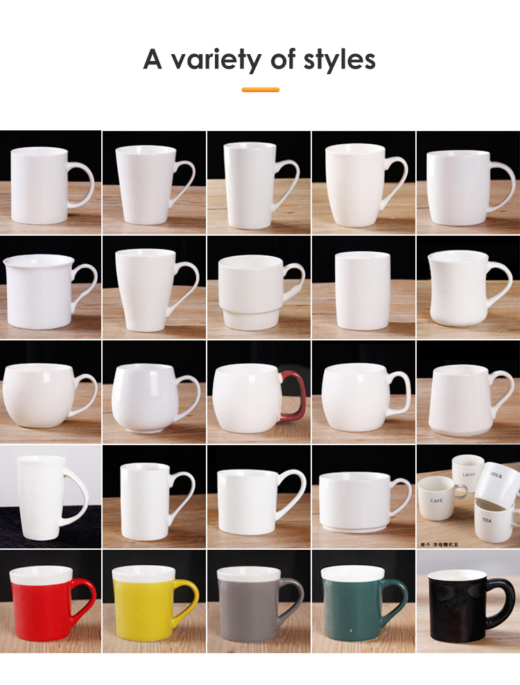 Customized tazas mugs Tea white mug 3d sublimation mug supplier ceramic cups Espresso Coffee Cup Ceramic