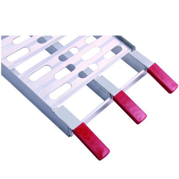 ATV Aluminum Folded Loading Ramp 1500lbs With Safety Ratchet Strap For Trailers Trucks