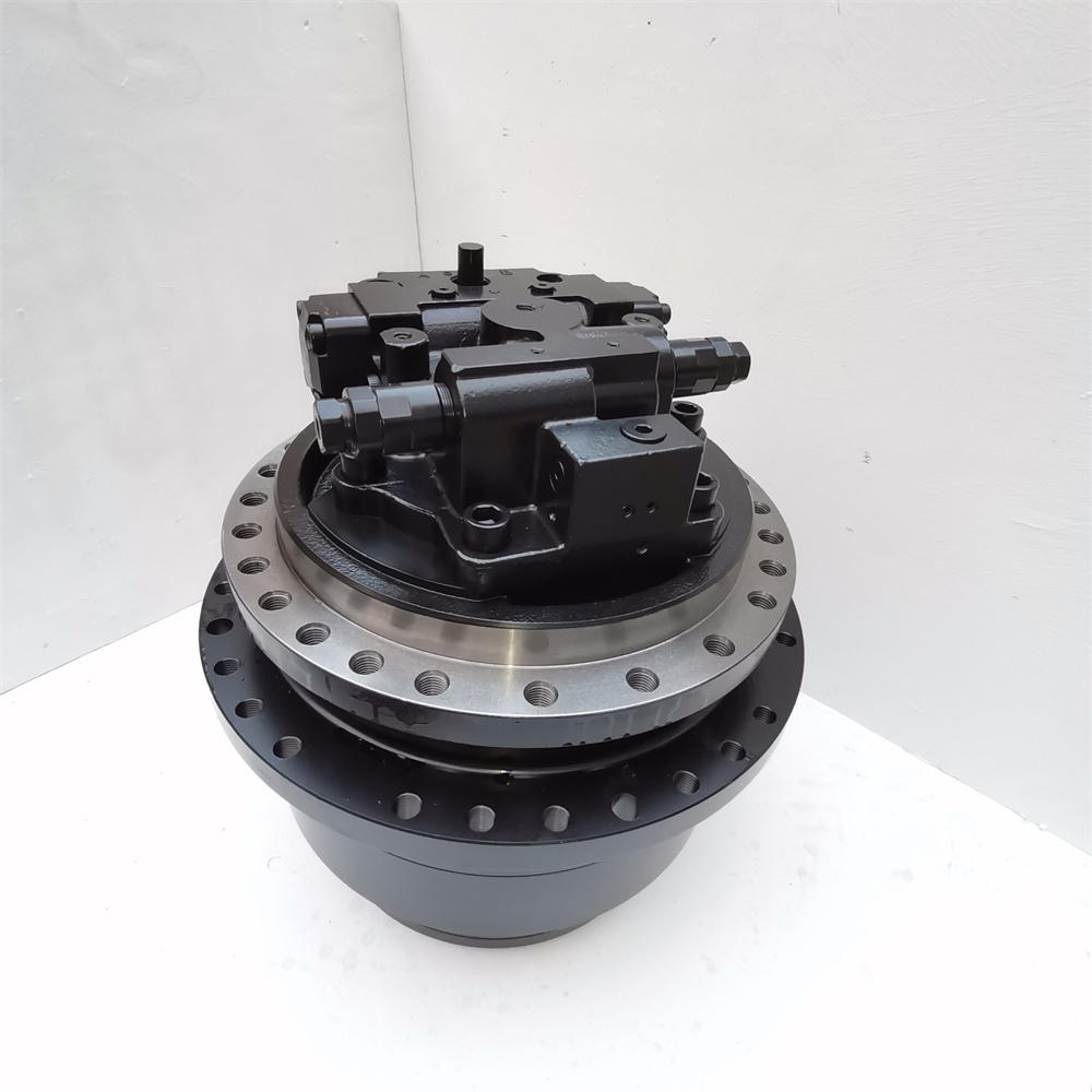 Excavator hydraulic travel motor assembly