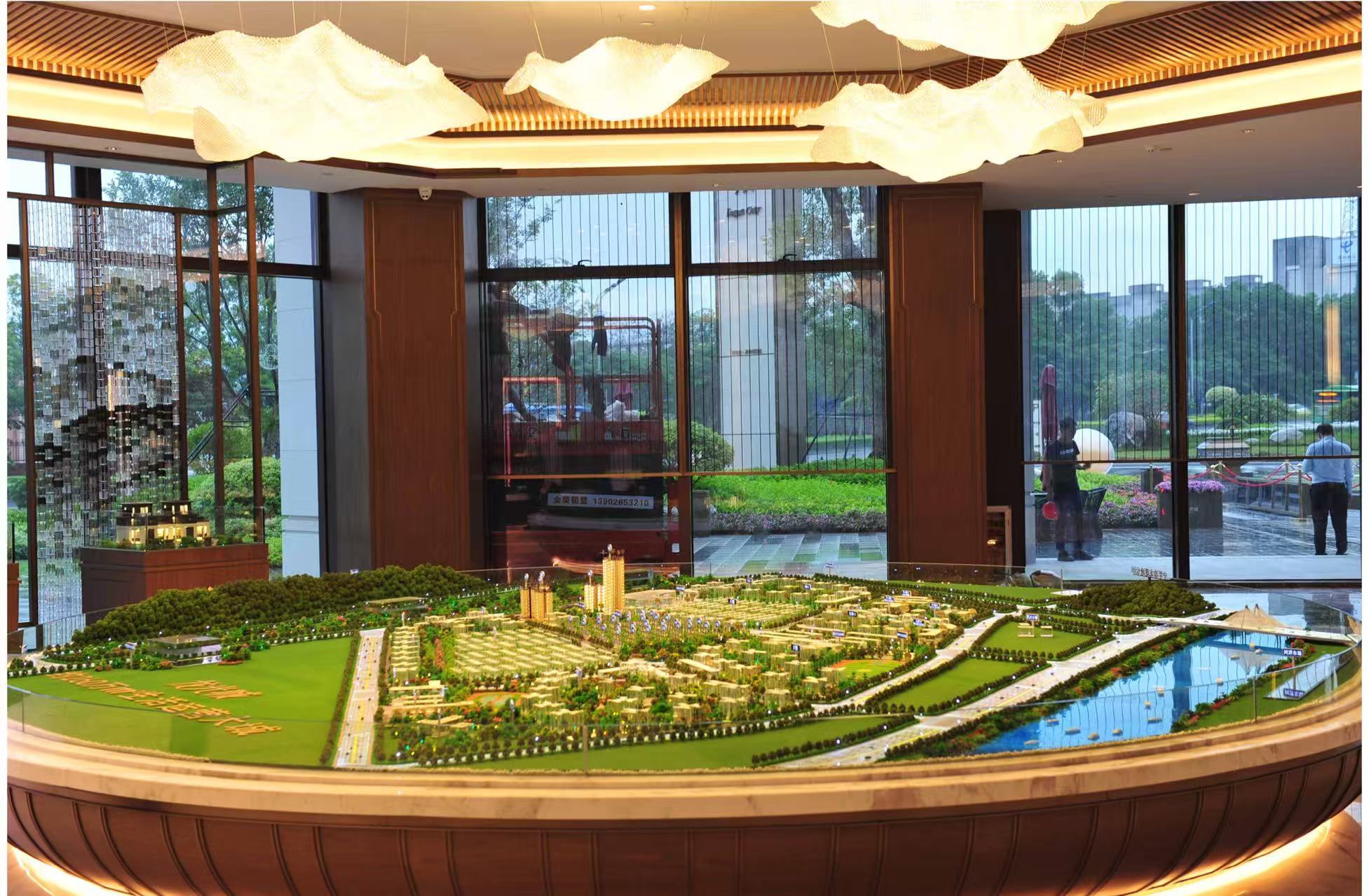 1:100 Models Architectural Building Scale Model Residential Waterfront Development
