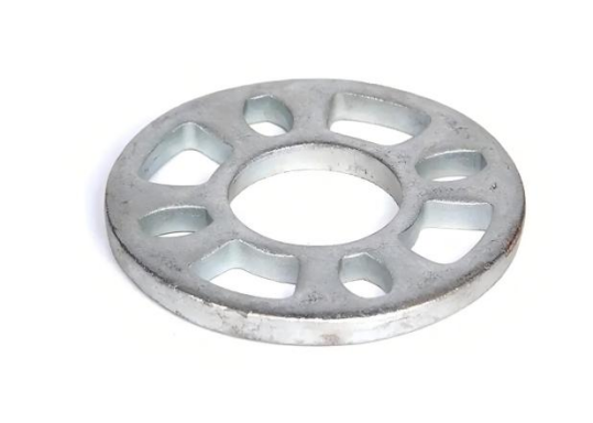 Silver Scaffold Jack Base Plate Q235 Scaffolding Components Customized For Easy Installation