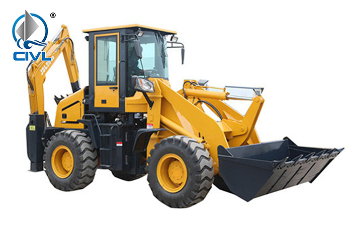 China Backhoe Loader / Small Utility Loader Excavator 5.4tons 76kw on sale