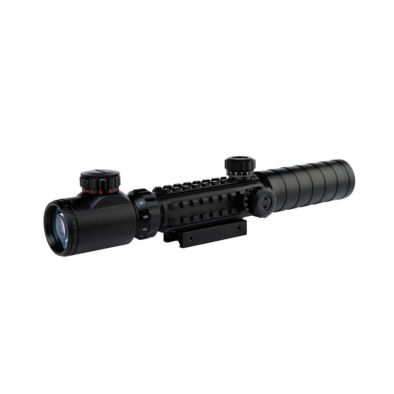 Quality 3-9X32E Tactical Hunting Scope Red Green Illuminated Reticle Scope for sale