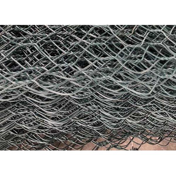 PVC Coated Gabion Wire Mesh 80mmx100mm Hexagonal Hole for Slope Paving