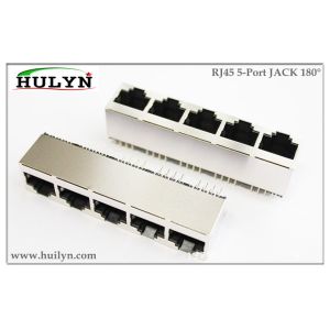 Quality 1x5 Vertical RJ45 connector,RJ45 Modular JACK for sale