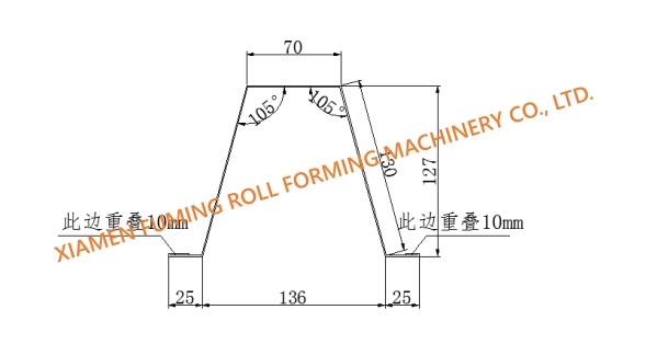 Frame Purlin Container House Roll Forming Machine Hydraulic Cutting