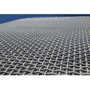 5mm Crimped Woven Wire Mesh Vibrating Screen with Hooks