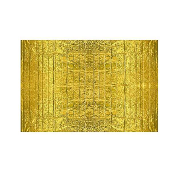 Weighted Rescue Foil Emergency Blanket Mylar Thermal Insulation Reflective