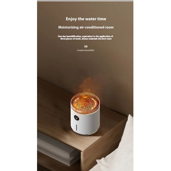 Color Changing Light Smart Ultrasonic Humidifier USB Powered Essential Oil Diffuser