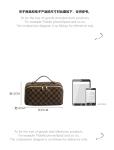 Large Capacity Travel Cosmetic Bag PU Leather Waterproof Makeup Organizer Bags