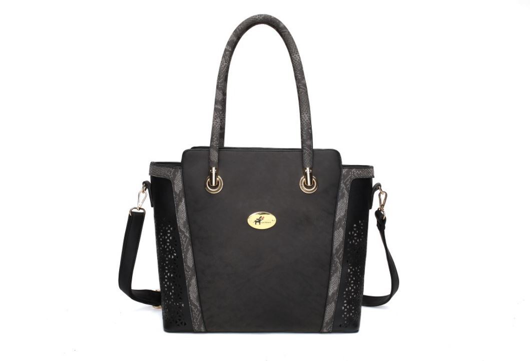 Luxury Cool Pattern Outdoor Dog Handbag Pet PU Leather Carrier