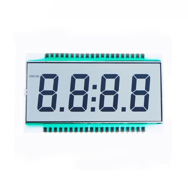 7 Segment 4 Digits Transparent Lcd Display HTN Fule LCD Display