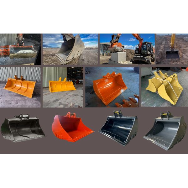 Excavator Attachment Hign Volume Ditch Cleaning Bucket Mud Bucket Width 2000/2200mm for 25-50T Excavator