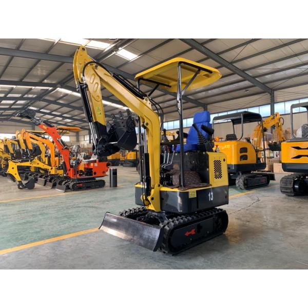 1.3KG Mini Crawler Digger Excavator Farm Machine with different inplements with canopy