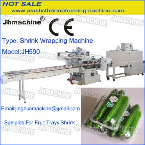 vegetables /meat / Fish automatic shrink wrapping /Flow Packing machine With