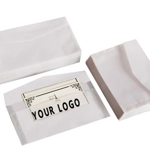 Quality Biodegradable Self Adhesive Seal Waxed Paper Envelopes With Custom Logo for sale