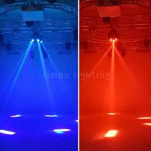 Individually Control 6x10W RGBW 4in1 Mini DMX LED Beam Moving Head Lights