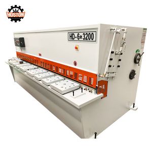 Quality CNC Hydraulic Metal Stainless Steel Aluminum Shearing Cutting Machine 6x3200mm for sale