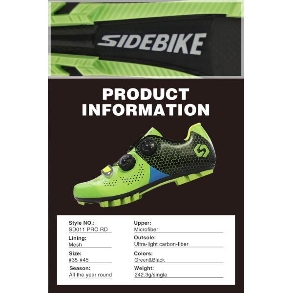 Skid Proof Waterproof Cycling Footwear , Mens MTB Shoes OEM / ODM Accept