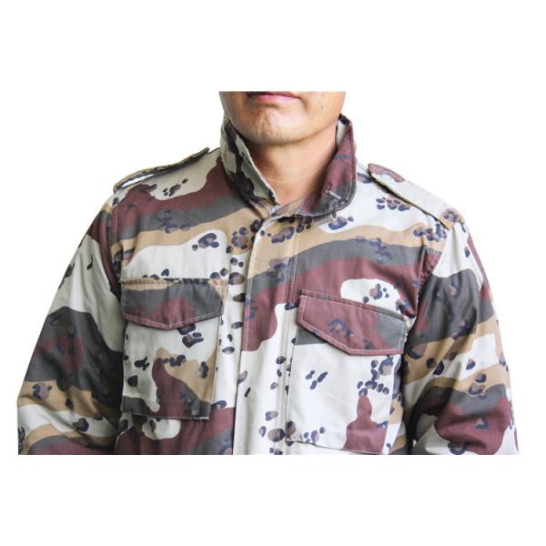 Customizable M65 Military Jacket Camouflage Polyester Cotton for Saudi Army