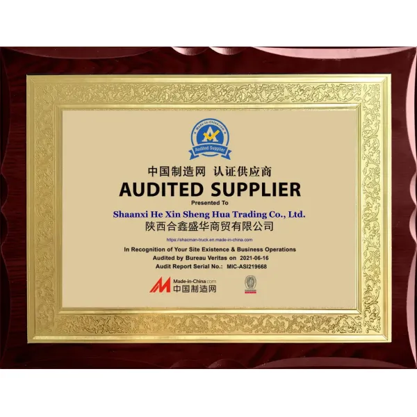 Quality certification for Shacman sprinkler systems