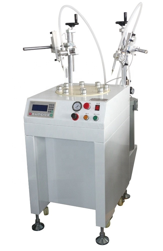 Quality Floor Stand Automatic Glue Dispenser Round Glue Dispensing System 200W For LED Bulb for sale