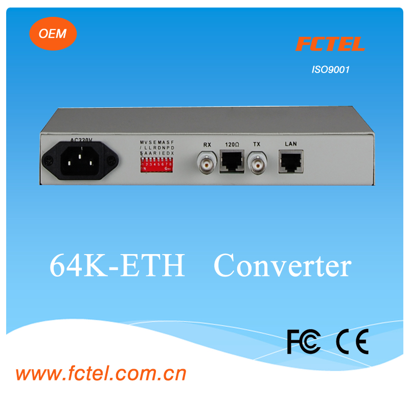 Quality AC220V-75BNC-120ohm，Co-Directional 64K-FE Protocol Media Converter for sale