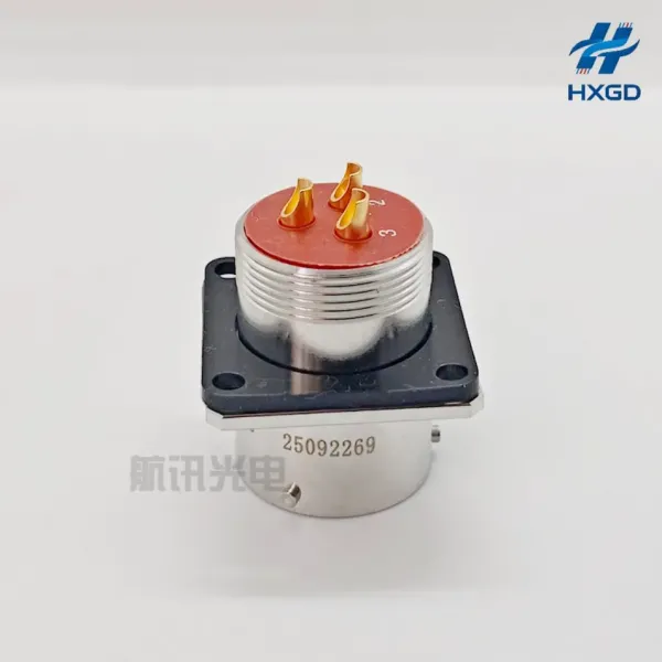 Xcd Series Circular Connector Xcd22t3K1p40 High Current 3-Core Plug for mili-tary Aviation