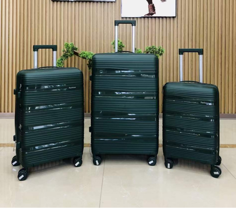 High Quality Eco-Friendly PP Luggage Sets for Family Travelling