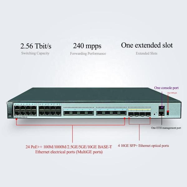 10g Switch Capacity and POE Function Switch S6720-32C-PWH-SI Network Gigabit Switch with Prompt Delivery