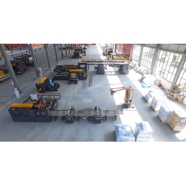 5 Rolls Roll To Sheet Cutting Machine Paper Packing Machine High Speed Production Line