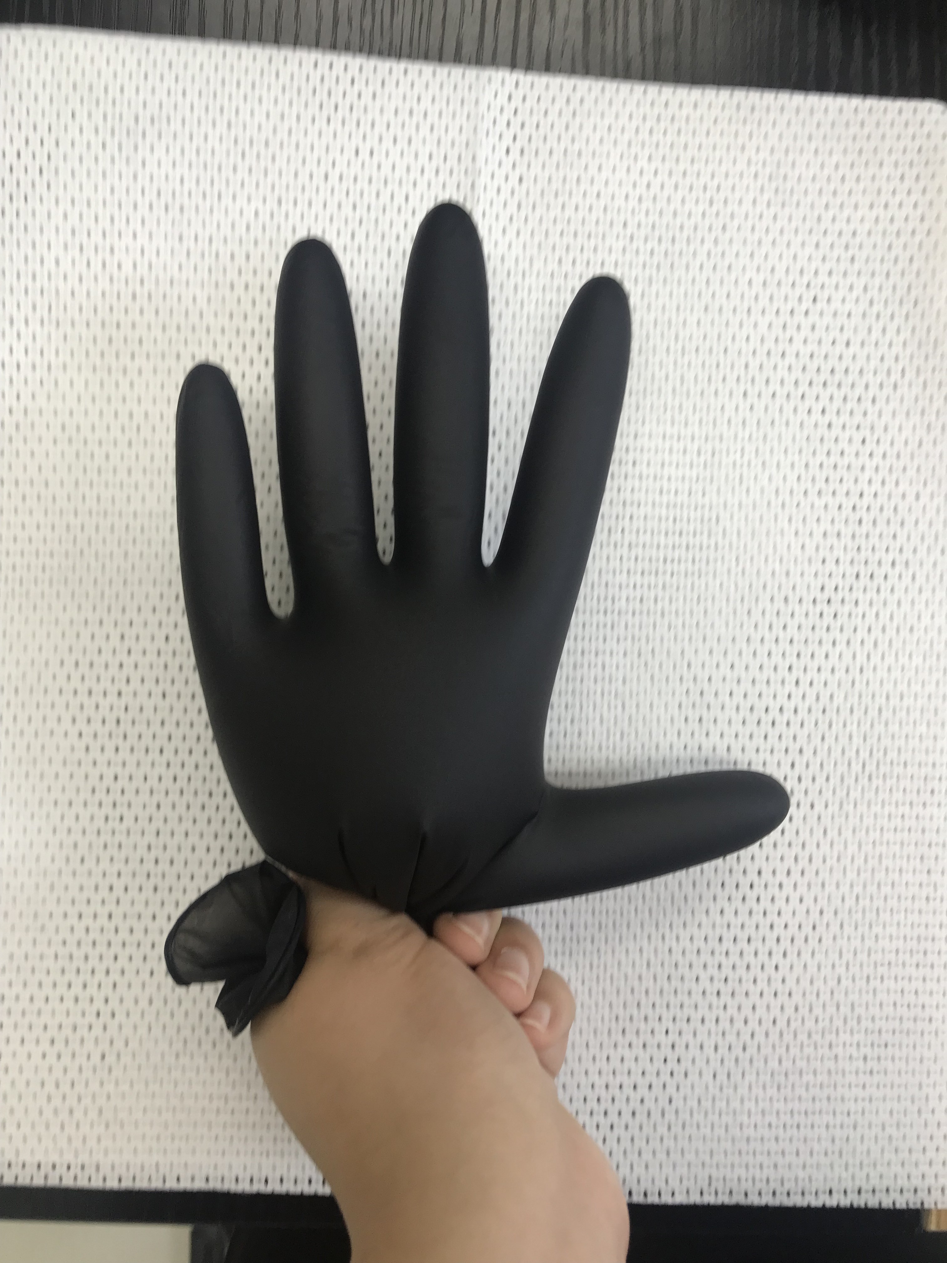 Disposable Nitrile Powder Free Gloves Examination Latex Gloves 240mm Length