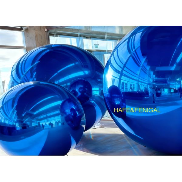 Inflatable Mirror Ball PVC Shiny Space Decoration Customized Size And Color