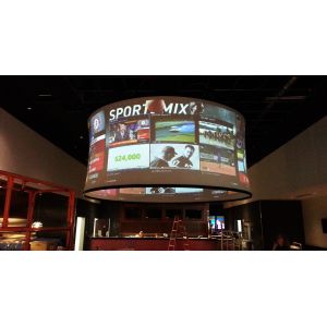 360 Degree Fixed Frame Projection Screen For Flight Simulation