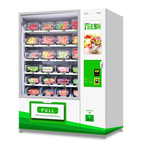 Quality Milk Bread Vending Machine Fresh Eggs With Elevator System for sale