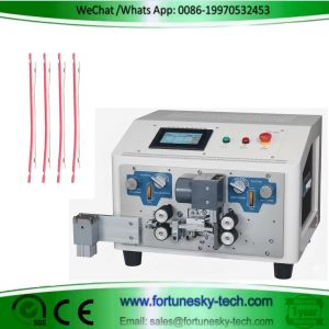 Quality Automatic Dual Parallel Wire Diff. Length-Cutting Stripping Splitting Machine for sale