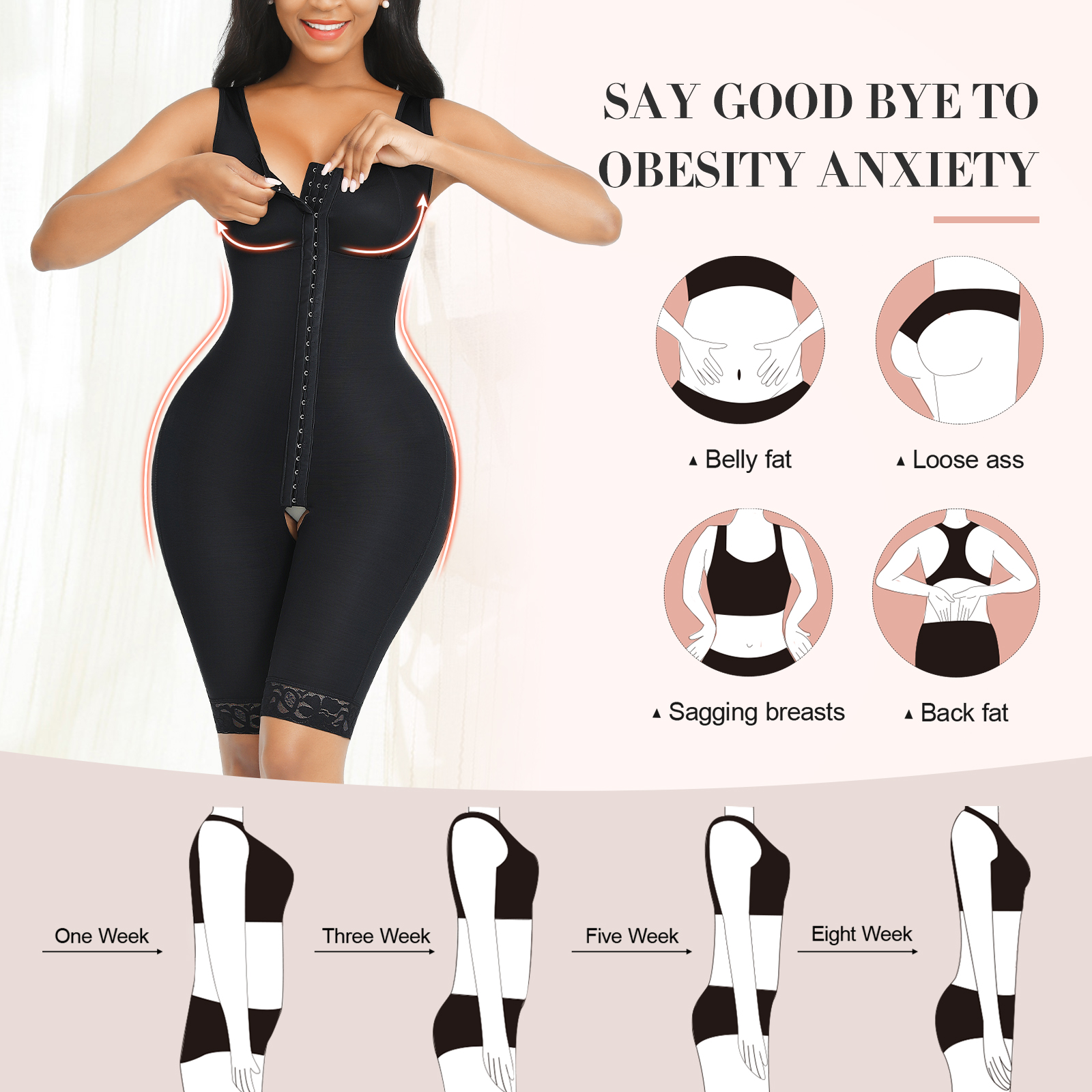 6XL HEXIN Colombian Faja for Women Original Shapewear Plus Size Fajas Colombianas