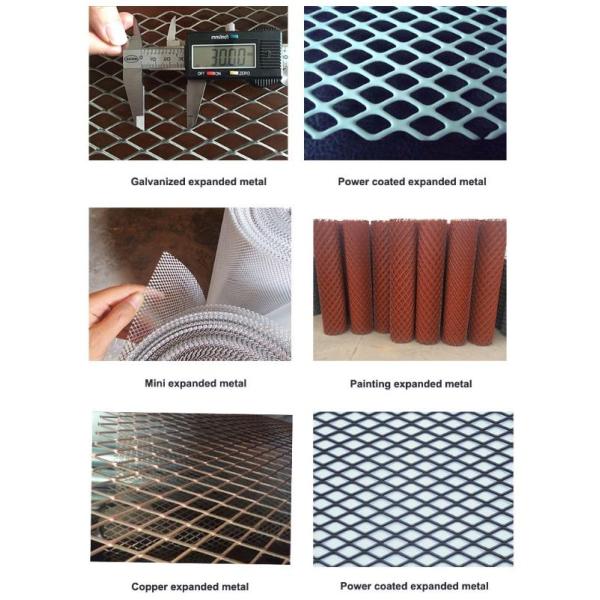 Decorative Panel Iron Plate Expanded Metal Mesh Sheet with Diamond Hole